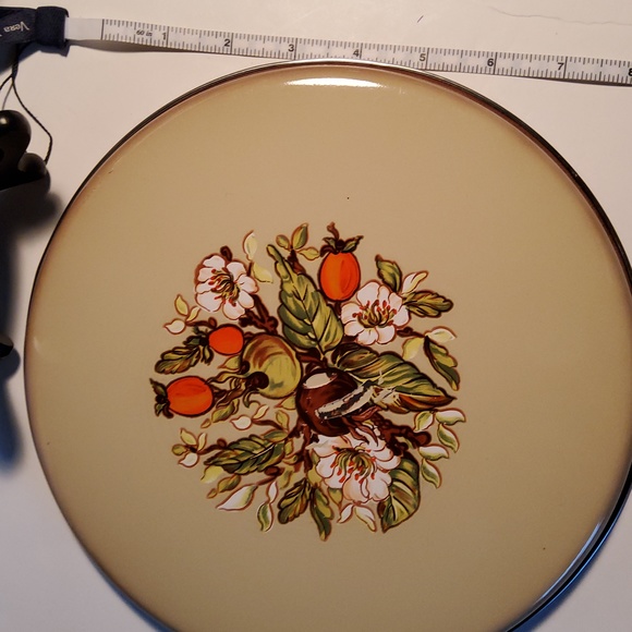 Vintage USA Goodwood style Spice of life enamel burner covers. - Picture 8 of 12